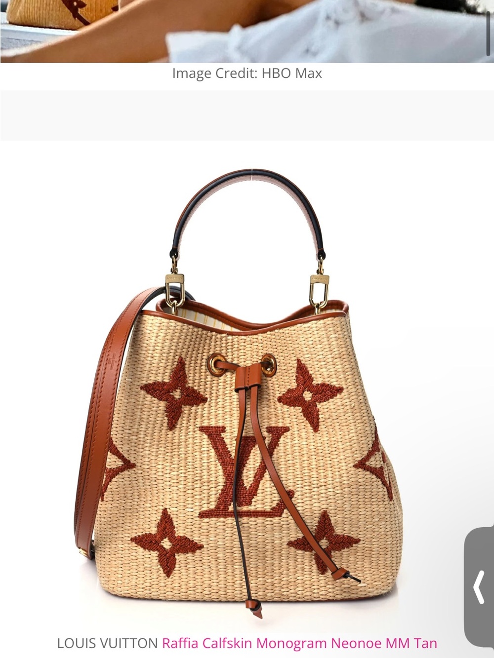 NOT FOR SALE - In search of this LV straw bucket bag! Anyone have this dupe?